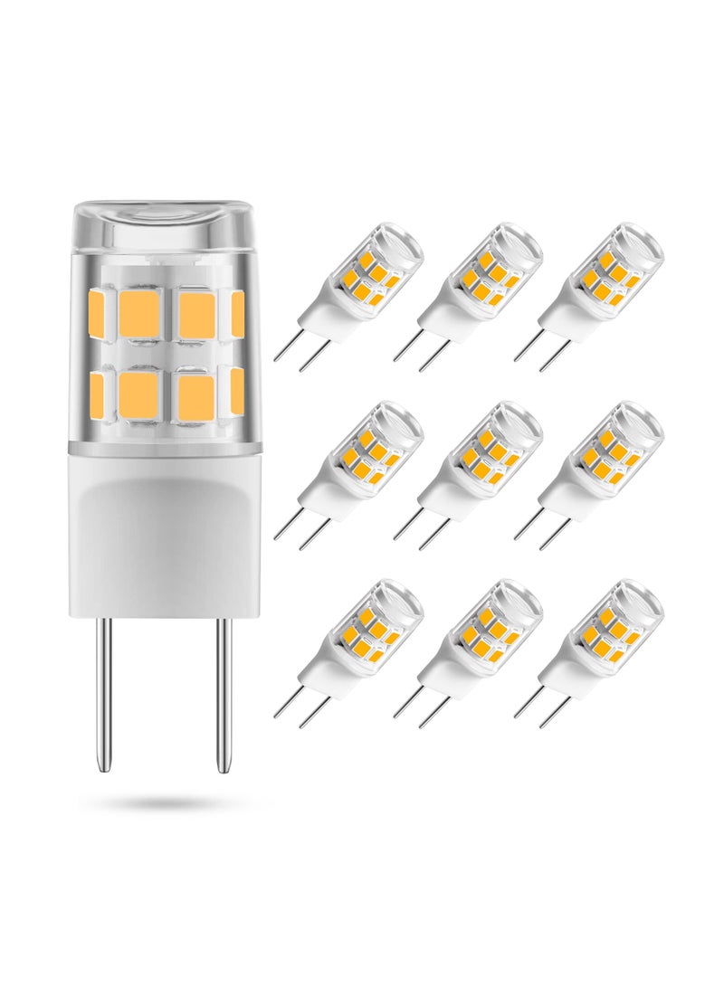 SYOSI 10 Pcs G8 Led Bulb, 2W, 25W Halogen Equivalent , G8 Warm White 2700K , Bi-Pin G8 Base Light Bulbs , AC120V