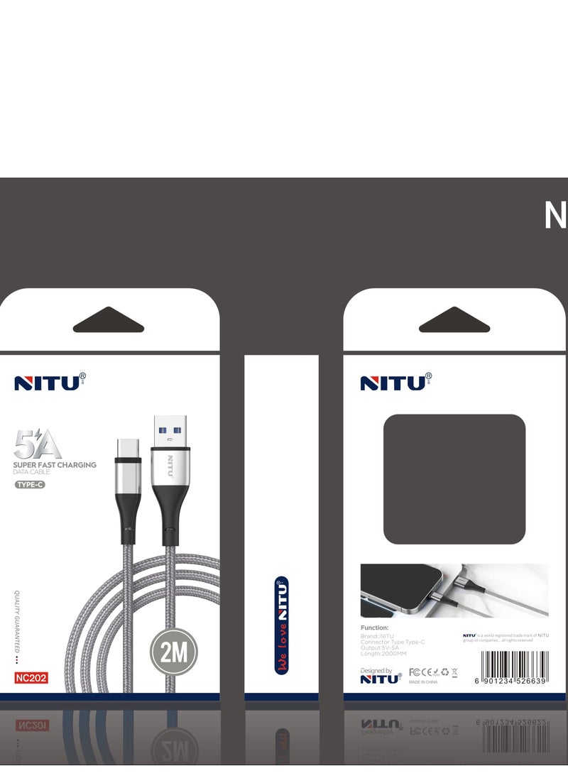 Nitu 5A Super Fast Charger Type-C Data Cable - pzsku/ZAEF33F0116F8C2ADE383Z/45/_/1649725541/85dd1be8-167e-43b4-a1ad-54969b1bfdae