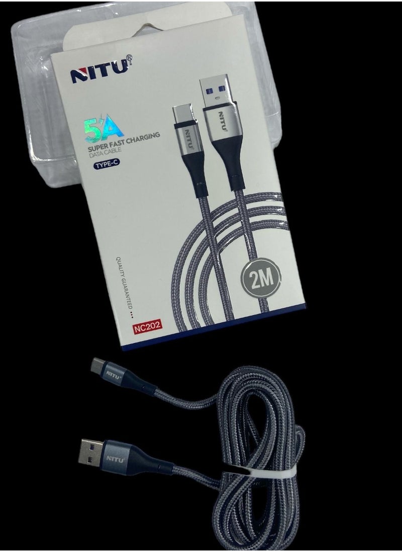 Nitu 5A Super Fast Charger Type-C Data Cable - pzsku/ZAEF33F0116F8C2ADE383Z/45/_/1718463421/62485f67-5192-485c-a5b7-edfb4658d525