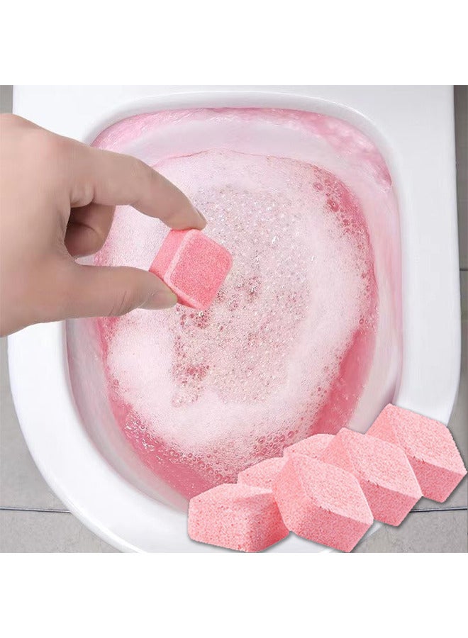 اوراديس 12 قرصًا لتنظيف وتعقيم مراحيض الحمام بالفوم الوردي المنعش، يزيل الرواسب الجيرية والكالسيوم والصدأ والبقع الصعبة ويزيل الروائح الكريهة. - Image 4