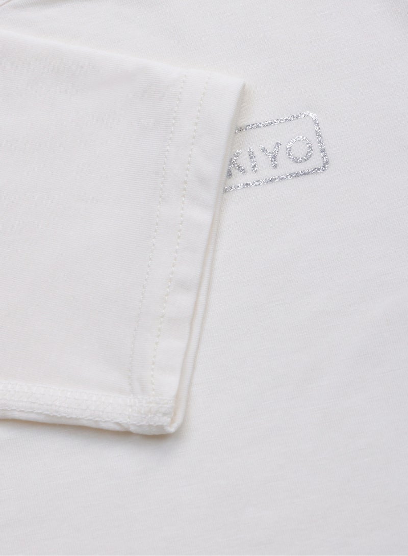 Baby Pullover Summer Top for Air-conditioned Room - Lyocell Blend, Snap Shoulder Closure, Lightweight & Breathable - For 6-24 Months  - Image 4