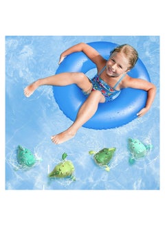 Excefore Baby Bath Toys Floating Wind-up Gator Swimming Pool Games Water Play Gift for Bathtub Shower Beach Infant Kids Age 3 4 5 6 Years Old Cartoon Big Crocodile Wind-up Bathroom Swimming Toy (2PCS)  - Image 2