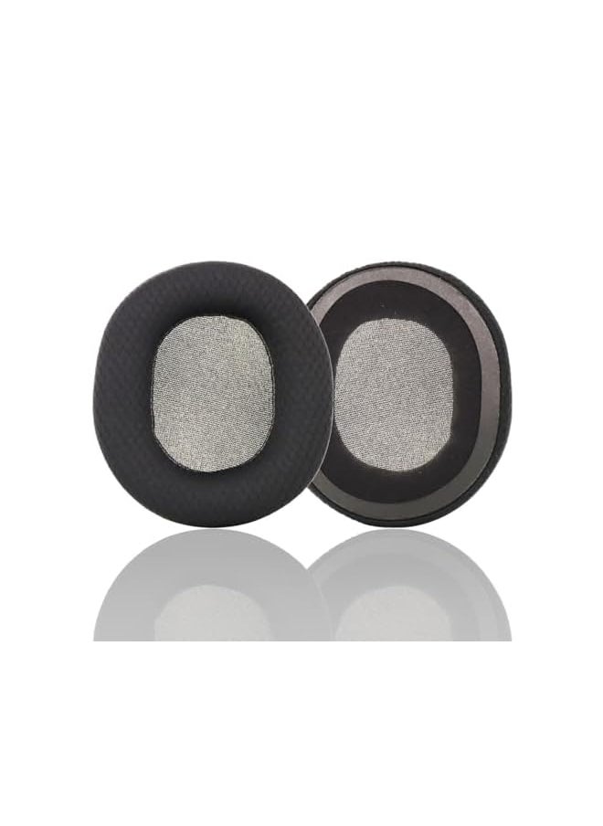 erorex Replacement Black Fabric Ear Pads Cushion Earmuffs Compatible With Steelseries Arctis 3 Arctis 5 Arctis 7 Arctis 9 Arctis 1 Steelseries Arctis Pro Lossless Wireless Gaming Headset  - Image 2