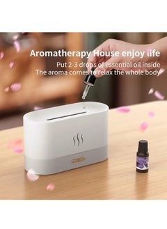 Next Life Flame Effect Humidifier Aroma Diffuser Aromatherapy Light Mist Atomizer Auto Off Protection for Spa Home Yoga Office 180ml  - Image 5