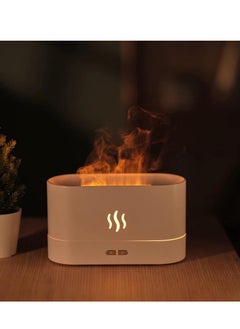 Next Life Flame Effect Humidifier Aroma Diffuser Aromatherapy Light Mist Atomizer Auto Off Protection for Spa Home Yoga Office 180ml  - Image 1
