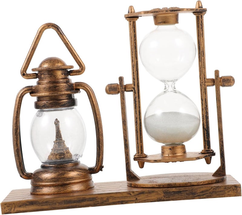 VOSAREA Luminous Sand Clock Table Ornament Resin Crafts Hourglass Decoration for Home Decor Office Desk and Living Room - Image 1