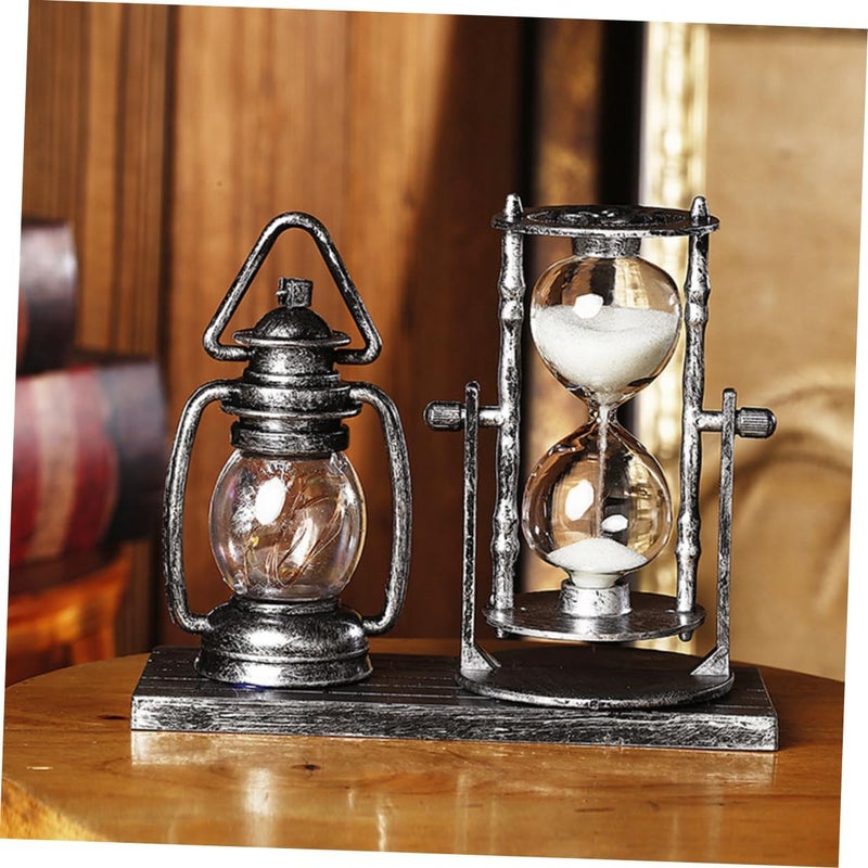 VOSAREA Luminous Sand Clock Table Ornament Resin Crafts Hourglass Decoration for Home Decor Office Desk and Living Room - Image 3