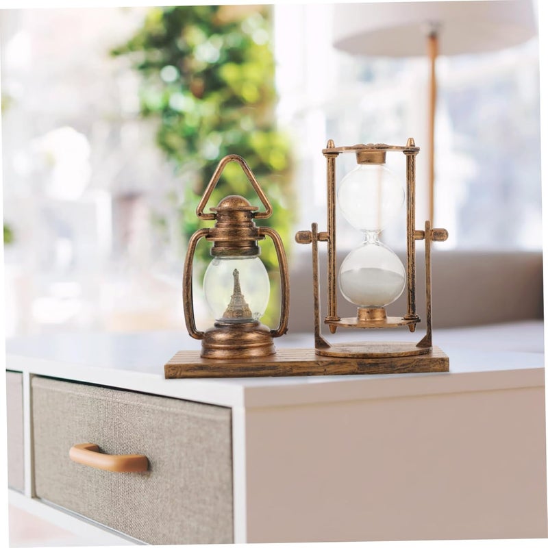 VOSAREA Luminous Sand Clock Table Ornament Resin Crafts Hourglass Decoration for Home Decor Office Desk and Living Room - Image 2