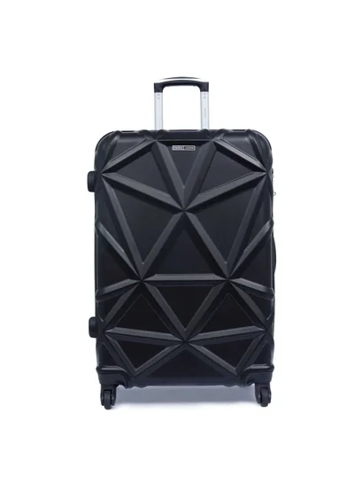 PARAJOHN Matrix Cabin Size ABS Hardside Spinner Luggage Trolley 19 Inch Black