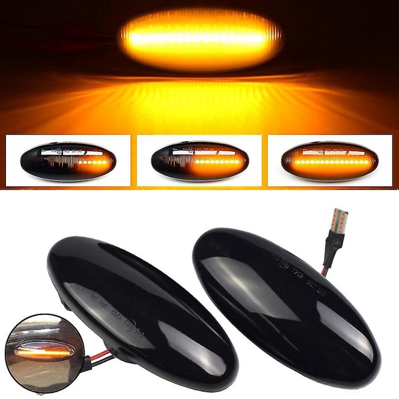 Amber LED Lights: 50,000+ Hour Lifetime Direct Replacement Fender Markers - Plug And Play Installation Side Marker Lights for Nissan Navara, NP300, Frontier, Terrano, Peugeot Pick-Up - Image 2