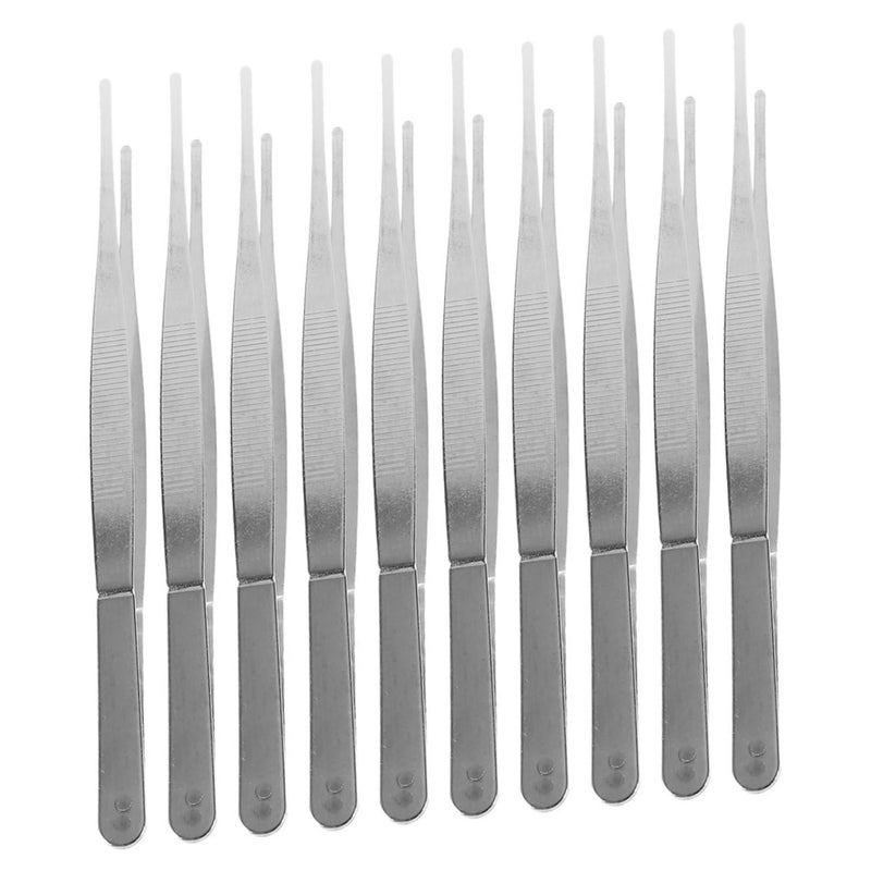 10 Piece Gardening Tweezers Tool Set For Bonsai Plant Care With Comfortable Grip - Image 2