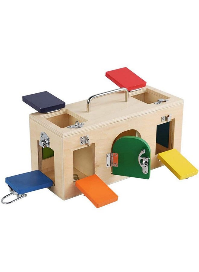 LEADER JOY Montessori Lock Box Toy Learning Education Busy Board Practical - Image 2