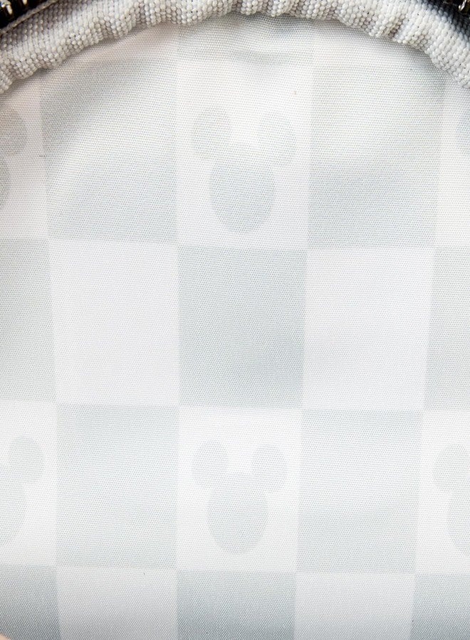 Loungefly Mickey Mouse Checkered Texture Convertible Mini Backpack & Crossbody Bag - Image 3