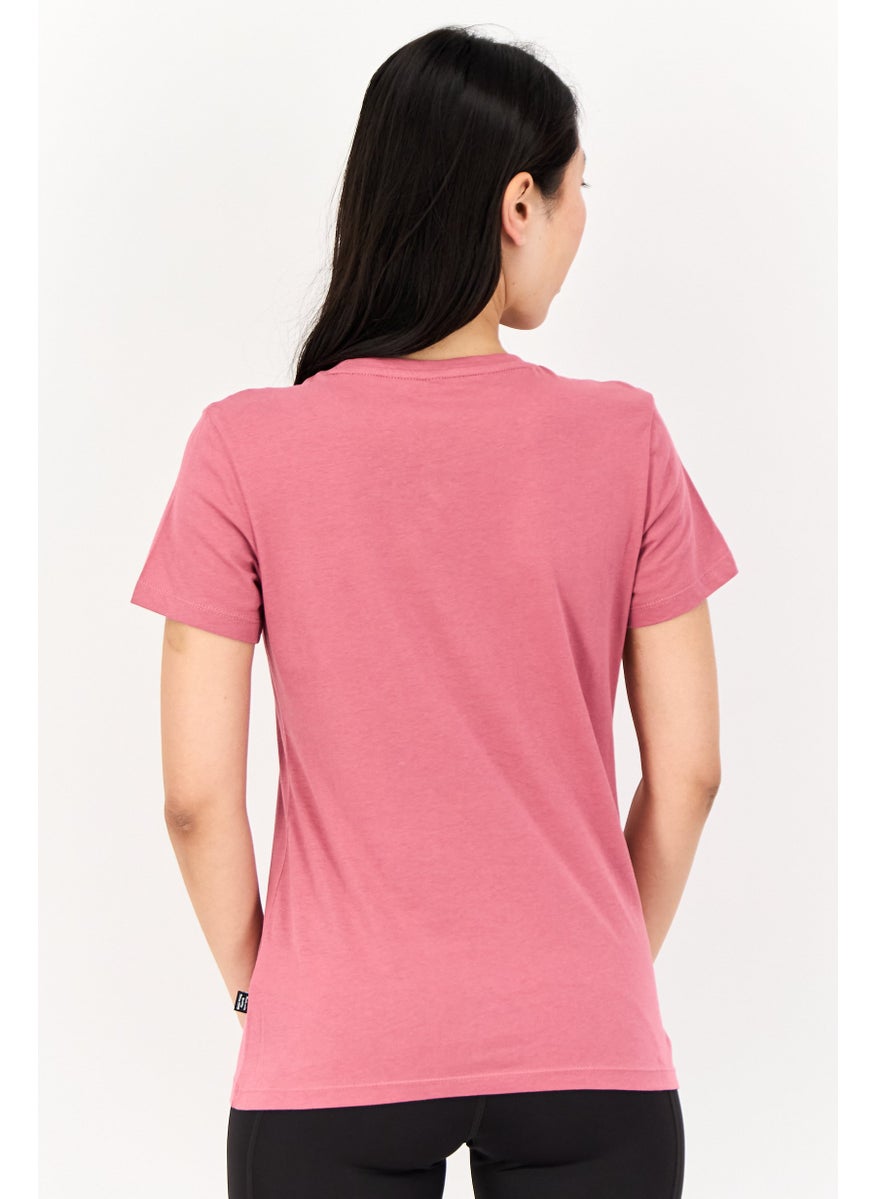 PUMA Women Sportswear Fit Short Sleeve Outdoor Tops, Rose Pink  - Image 3