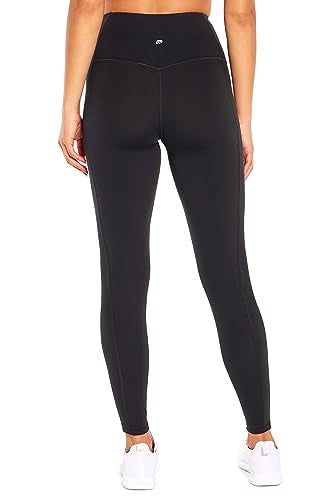 Marika Women's Olivia High Rise Tummy Control Legging, Black, Medium - Image 5
