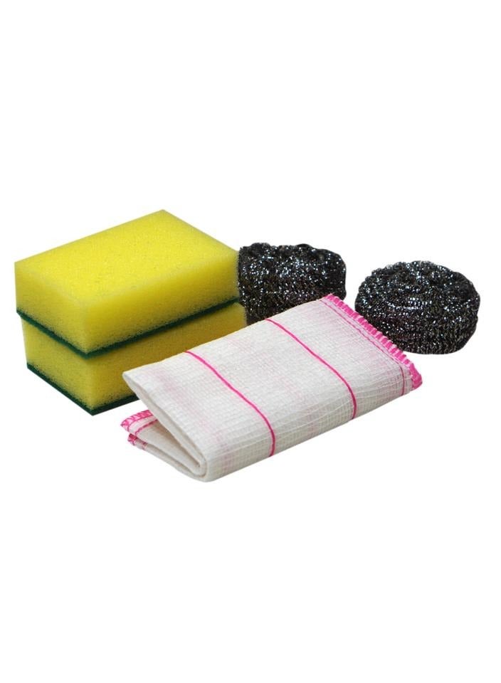 Alissa 10-Piece Kitchen Cleaning Set – Includes Sponges, Scrubbers & Cleaning Cloth – Dishwashing & Surface Cleaning Kit  - Image 2