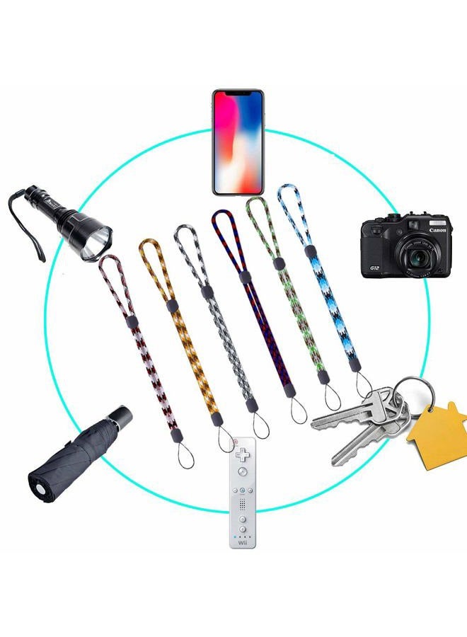 Foshine Wrist Lanyard Adjustable Straps Hand Lanyard wrist strap 6 Pieces for Flashlight iPhone Camera USB Flash Drives Keys PSP pen water cup, 6 Pack Color, 6 Pack Wrist Lanyard - Image 5