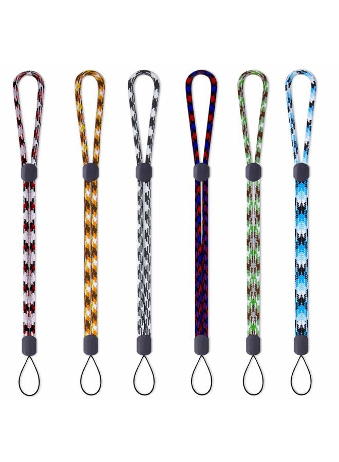 Foshine Wrist Lanyard Adjustable Straps Hand Lanyard wrist strap 6 Pieces for Flashlight iPhone Camera USB Flash Drives Keys PSP pen water cup, 6 Pack Color, 6 Pack Wrist Lanyard - Image 1