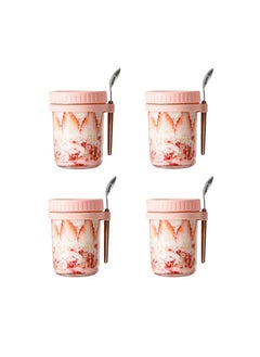 4 Piece Glass With Lid And Spoon Sealed Portable Ice Cream Cup - pzsku/ZAEF3E4798ADC9D3C6DA7Z/45/_/1713882849/a2bb66ad-807b-421b-a2b2-dbfd57122585