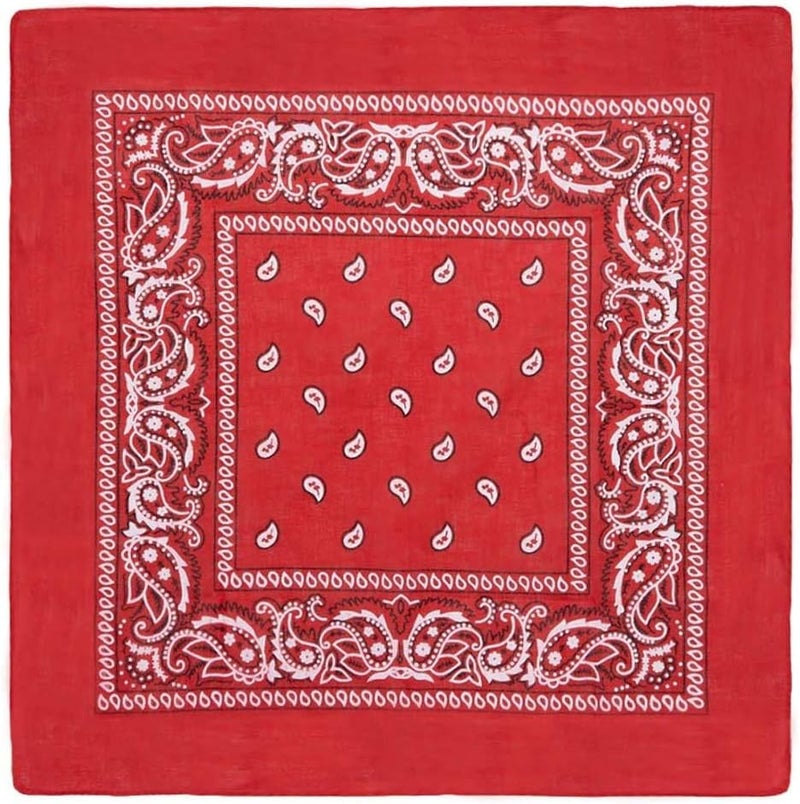 Boolavard 1s, 6s, 9s or 12 Pack Cowboy Bandanas Bandana with Original Paisley Pattern - Image 4