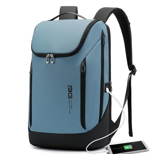 BANGE Business Smart Backpack Waterproof fit 15.6 Inch Laptop Backpack with USB Charging Port,Travel Durable Backpack - Image 1