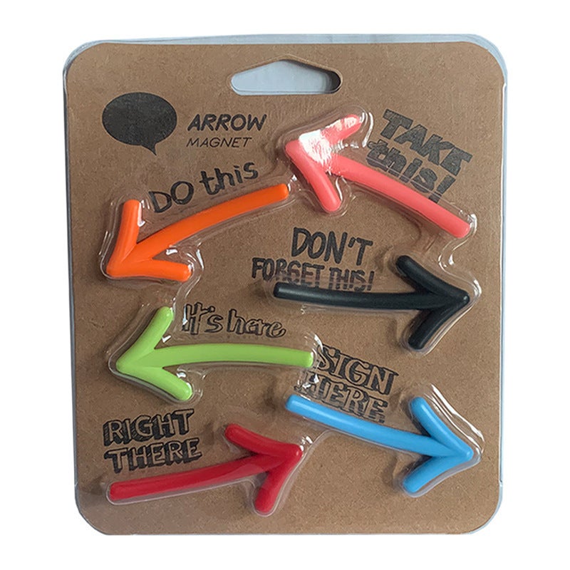 Arrow Shape Fridge Magnet 3D Message Board Set - Image 1
