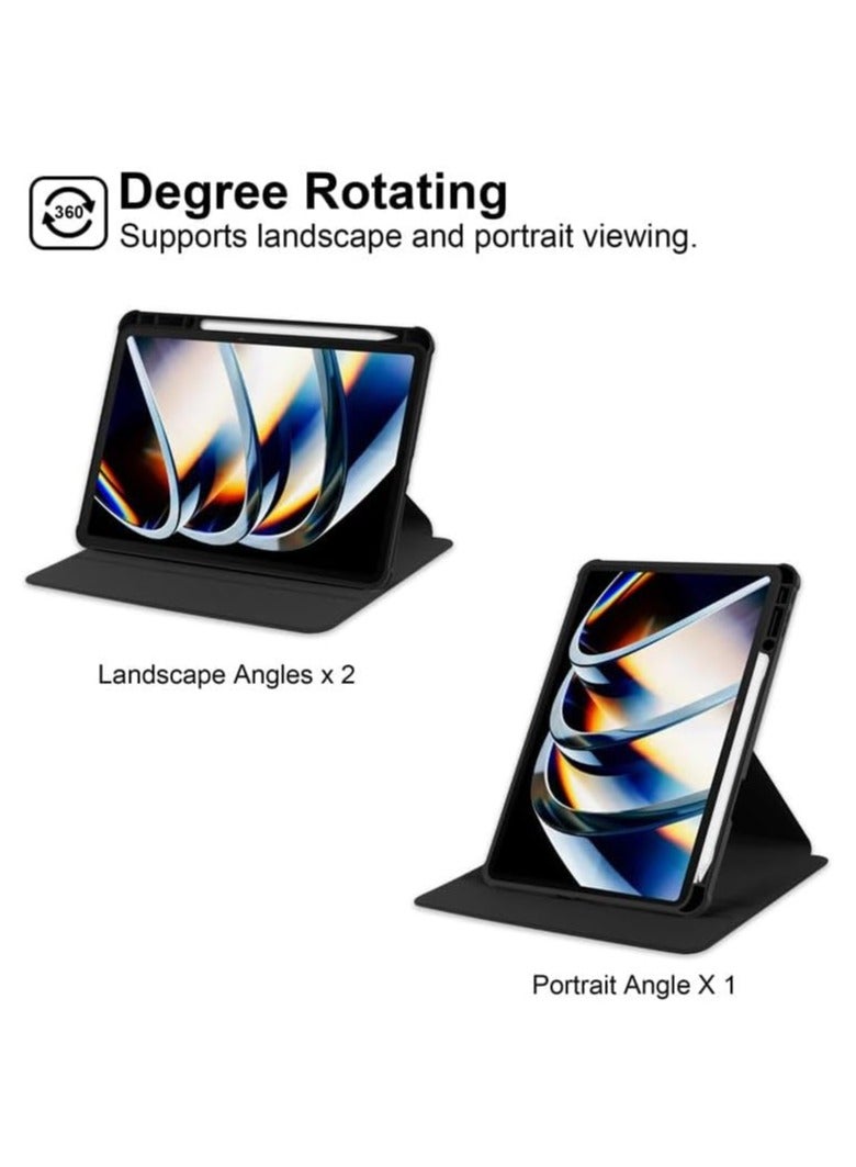Tablet Case for Infinix Xpad 11 inch 360° Rotating Kickstand Protective Cover with Pen Slot - Image 3