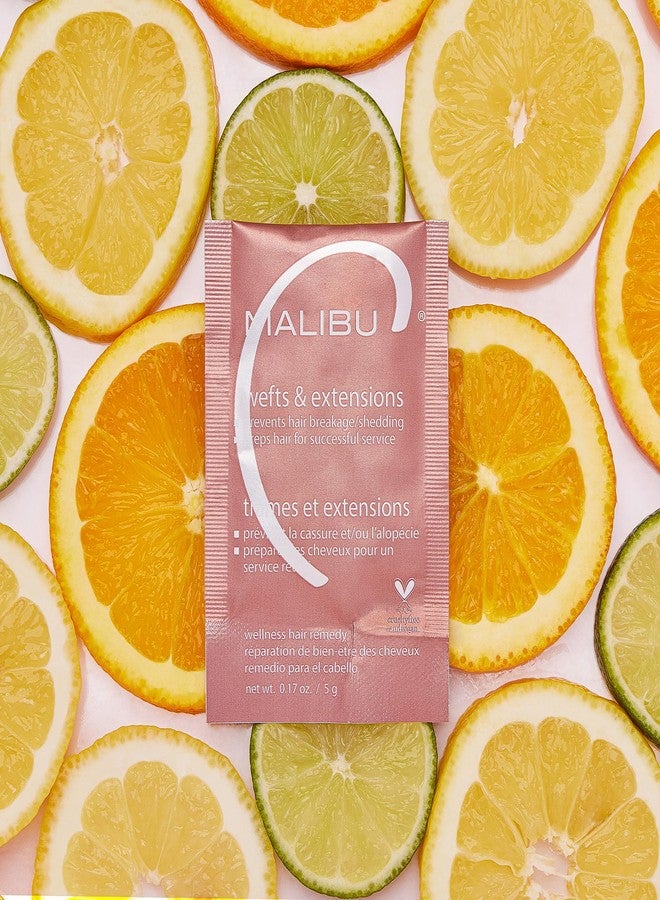 Malibu C Wefts & Extensions Wellness Hair Remedy (12 Packets) - Removes Build Up + Prevents Hair Breakage - Prepares Natural Hair for Hair Extension Application - Image 2