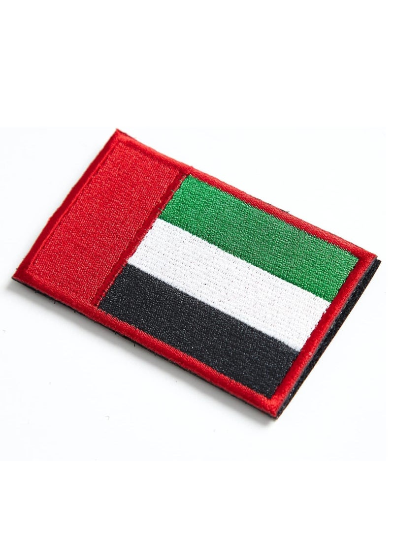 Generic Pack of 2pcs Embroidered Flag Patches - Perfect for Jackets - Backpackers - Travelers - Uniforms - Jeans and Hats - Tactical Embroidered Patches  - Image 4