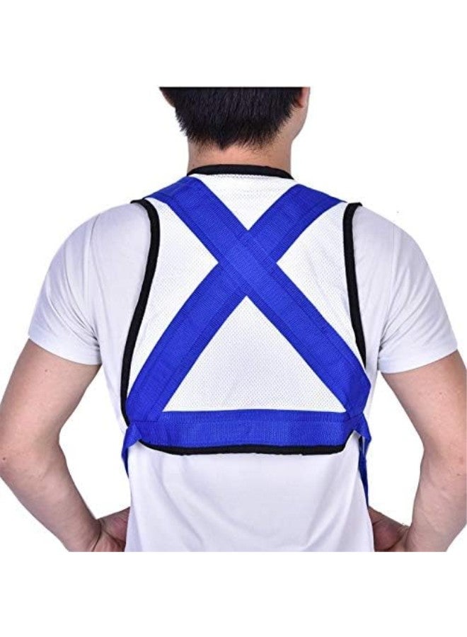 klarako Fishing Shoulder Back Harness,PVC Material Practical Ultralight Fishing Vest Belt Adjustable Shoulder Harness Tackle Equipment for Fishing Big Fish - Image 2