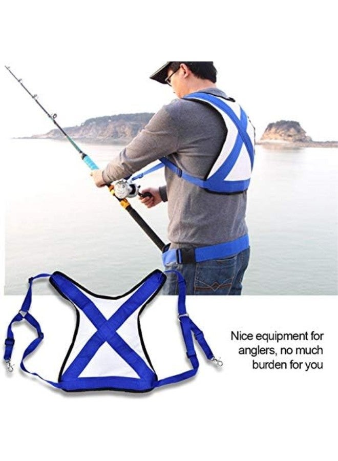 klarako Fishing Shoulder Back Harness,PVC Material Practical Ultralight Fishing Vest Belt Adjustable Shoulder Harness Tackle Equipment for Fishing Big Fish - Image 1