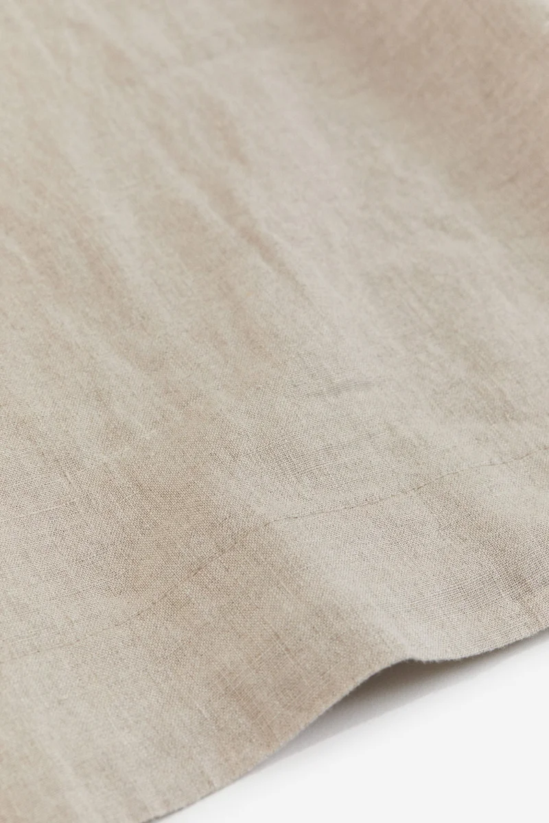 اتش اند ام ستائر تعتيم من الكتان - قطعتين