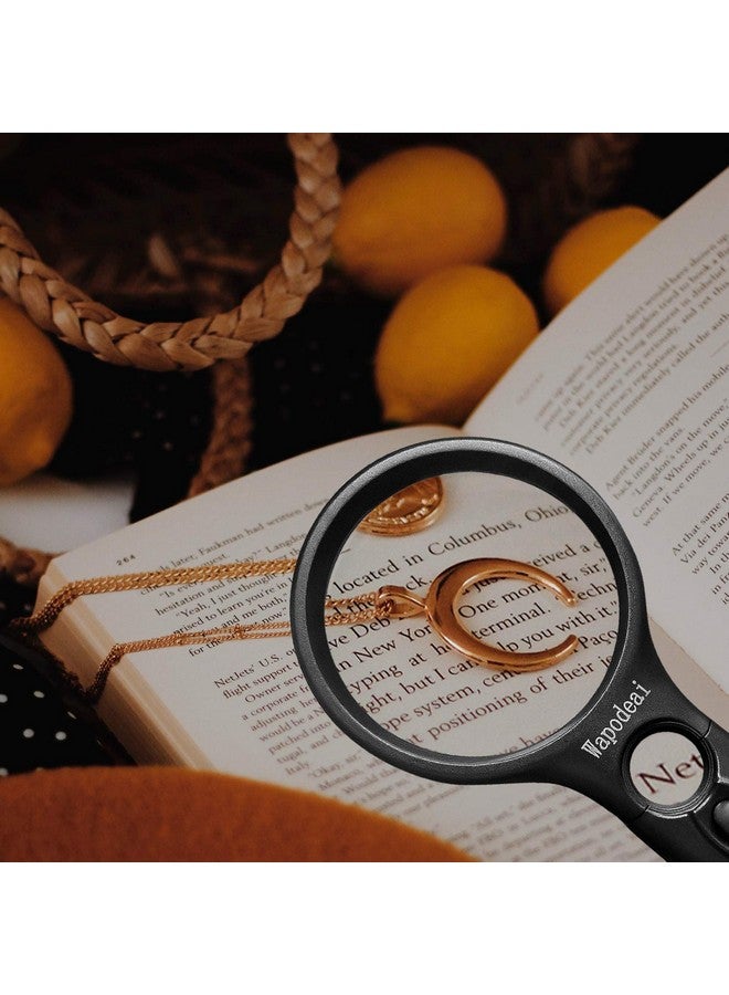 Wapodeai 3X 45X High Magnification Suitable For Reading Jewellery Lnspection Science (Black) - Image 4