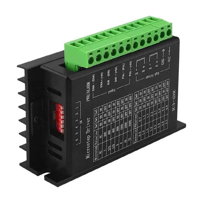 TB6600 سائق المحرك الخطوي 4.0A 42VDC لـ Nema 17 23 34 42 57 86 آلة النقش جهاز توجيه الخشب مخرطة - Image 2
