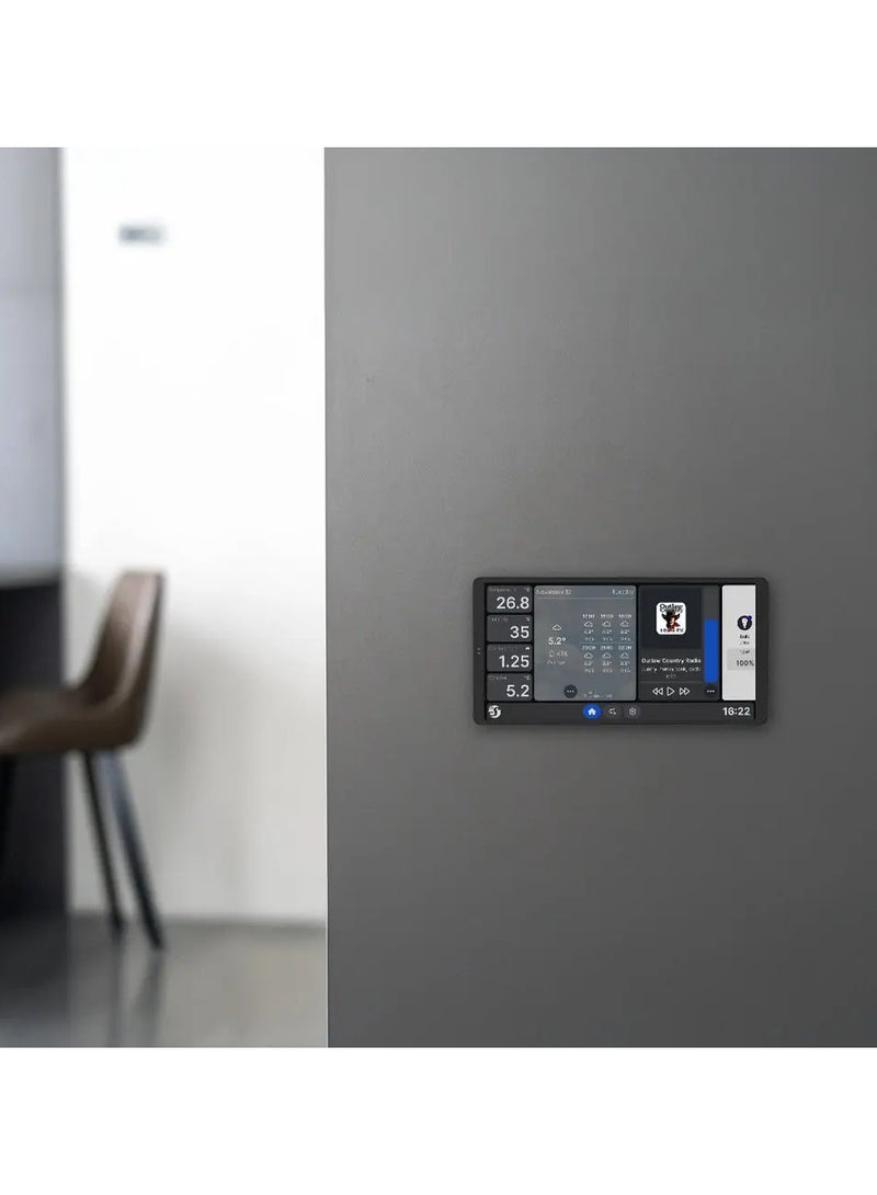 شيلي شيللي وول ديسبلاي X2 + حساس BLU H&T شاشة ذكية للمنزل مزودة بواي فاي وبلوتوث - Image 5