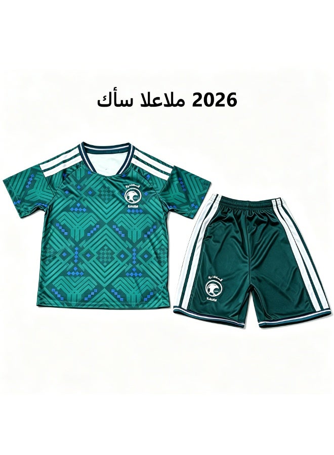 قميص كأس العالم 2026، قميص كرة قدم يسمح بمرور الهواء للجماهير، ملابس رياضية مريحة للأطفال - Image 1