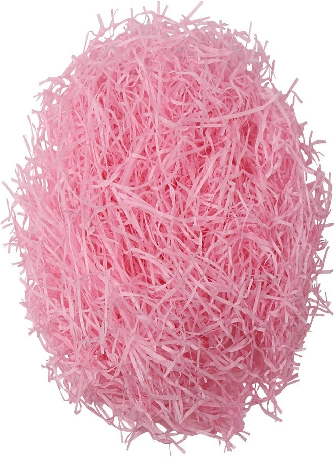 Ankelesz Easter Crinkle Cut Paper Shred for Packing Filler Gift Wrap Basket Filler Colored Paper (Pink)