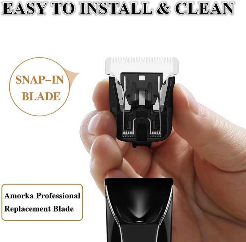 JCZD 2 قطعة شفرات بديلة لـ Manscaped، شفرات ماكينة حلاقة كهربائية بديلة، شفرات قابلة للتركيب بالضغط متوافقة مع ماكينة قص العشب Manscaped 4.0/3.0/2.0 - Image 3