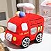 YONLIT Soft Plush Fire Engine Stuffed Truck Toy Super Cute Rescue Vehicle Plushie Excellent Gifts for Kids or Birthday Party 10 Inches Fire Engine - Image 4