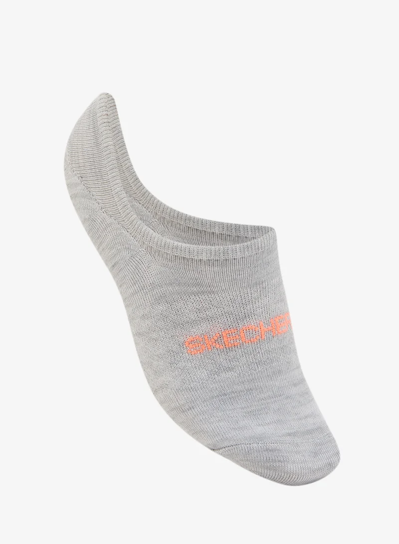 SKECHERS  3 Pack Non-Terry No-Show Socks for Women | Best Price UAE