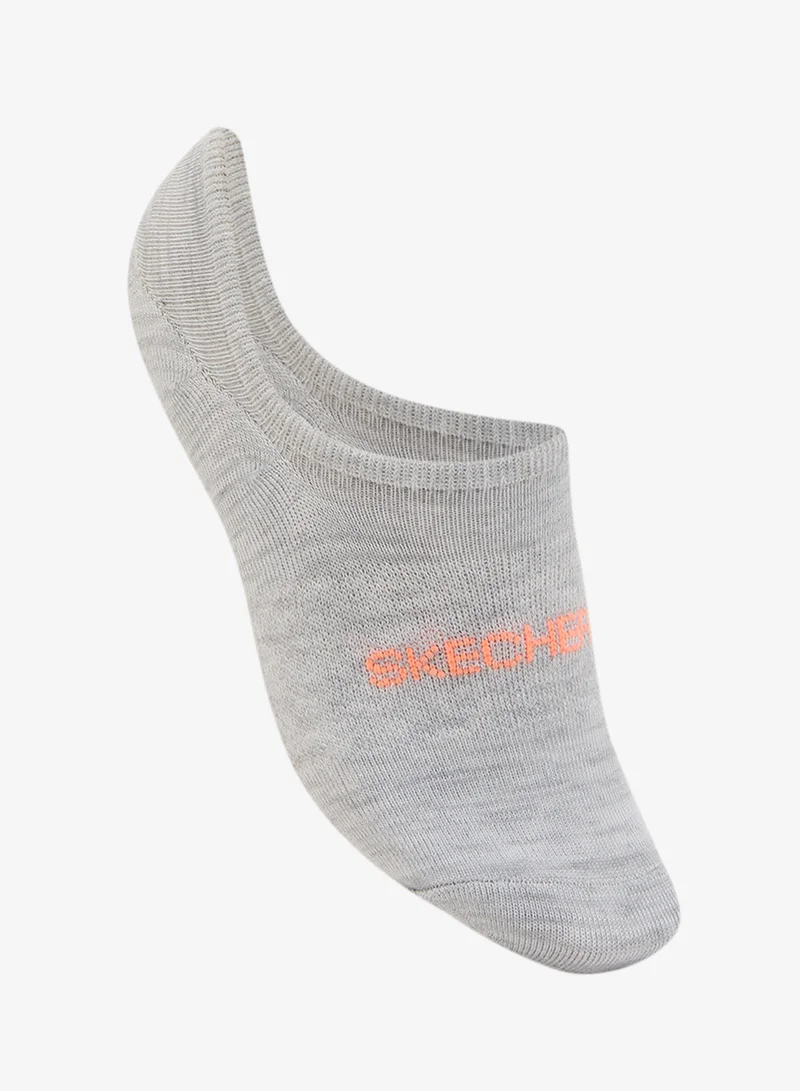 SKECHERS  3 Pack Non-Terry No-Show Socks for Women | Best Price UAE