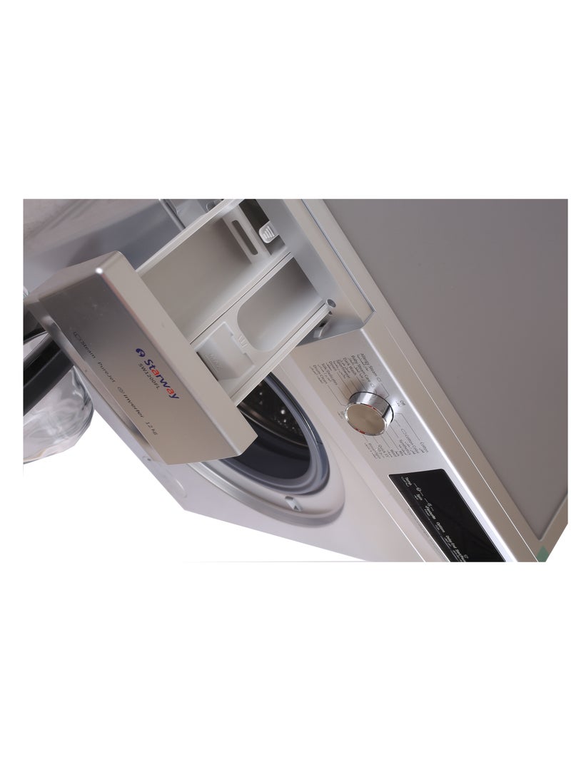 General Goldin - General Goldin 10 kg Front Load Automatic Washing Machine, Energy Saving Noiseless , Digital Control, Premium Grey, Kids Lock. - Image 1