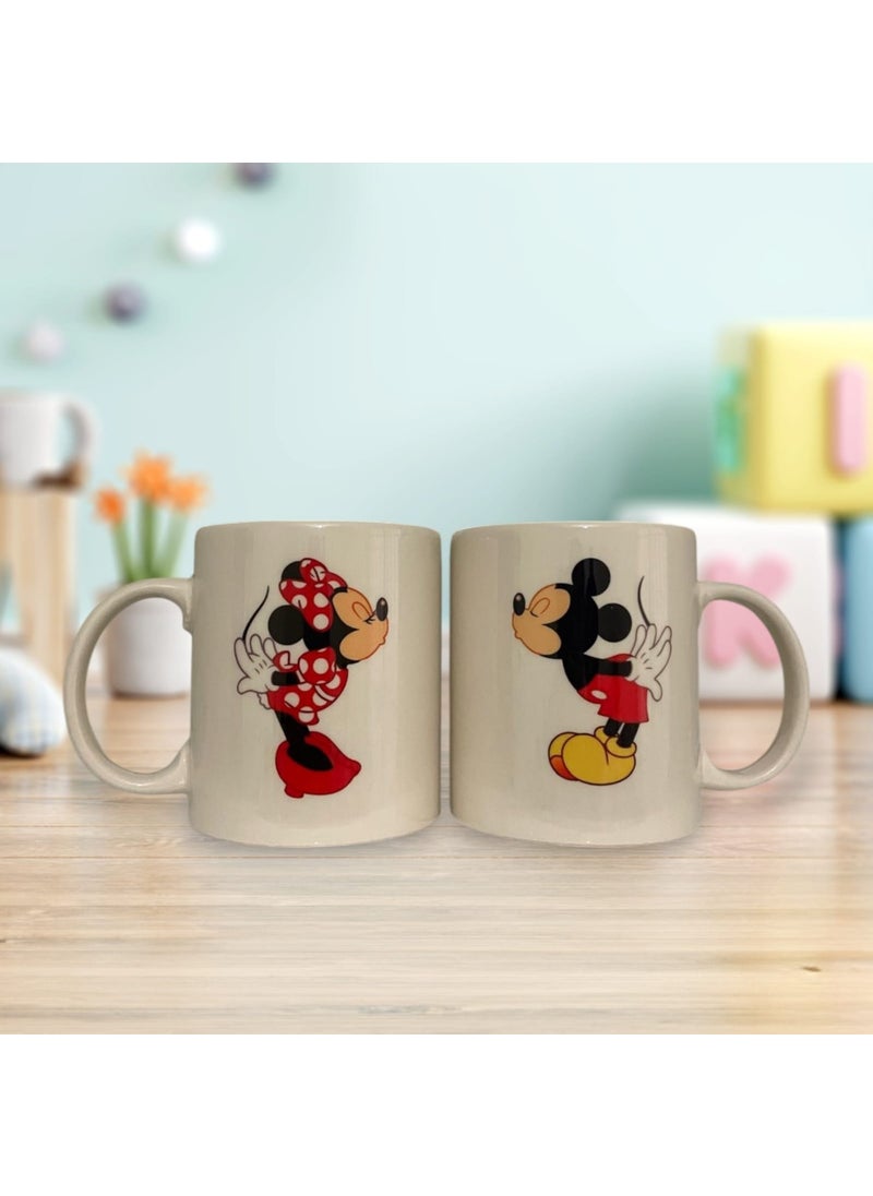 Game Fruy 2-Pack Micky Mouse Printed Lover Couple Mug  - Image 4