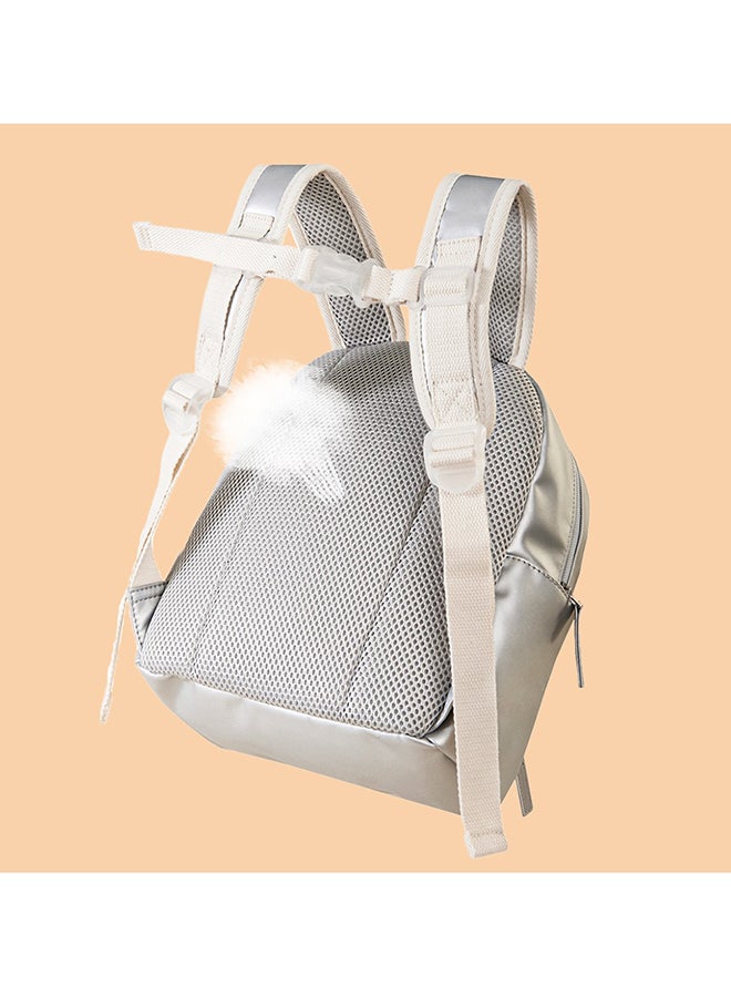 Sunveno 11 Inch Baby Backpack Silver - Image 5