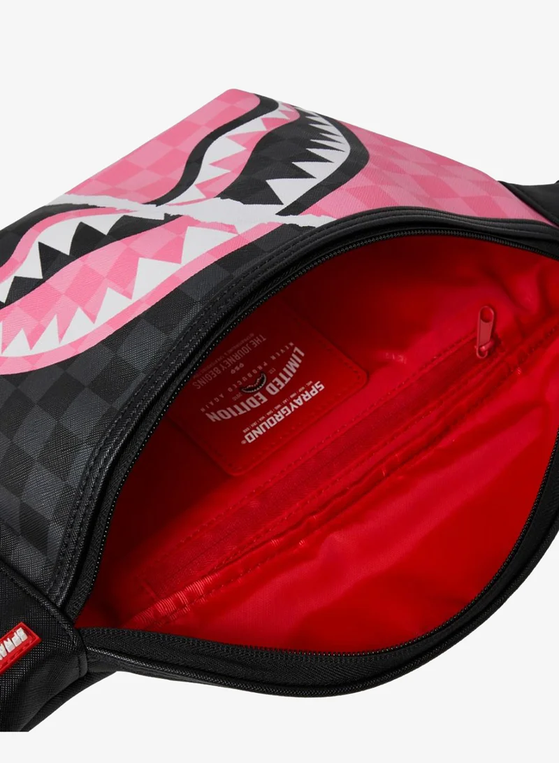 SPRAYGROUND  SG PINK AND BLACK TEAR SIP SAVVY CROSSBODY  | Best Price UAE