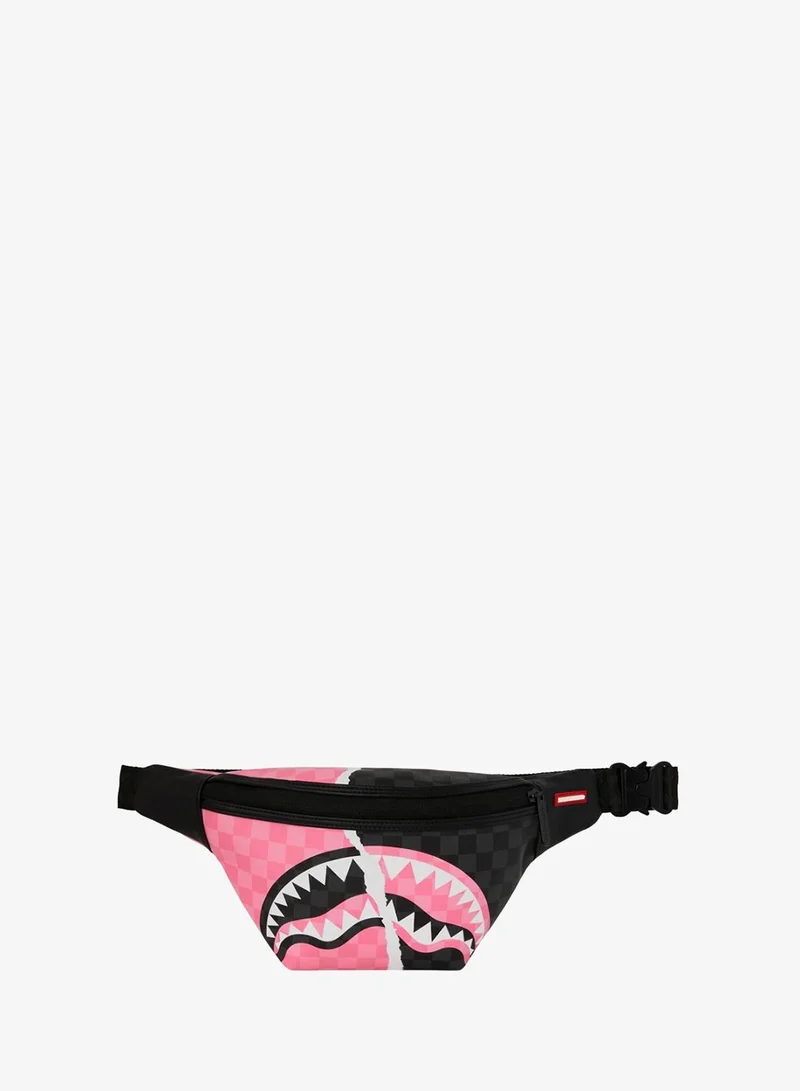 SPRAYGROUND SG PINK AND BLACK TEAR SIP SAVVY CROSSBODY