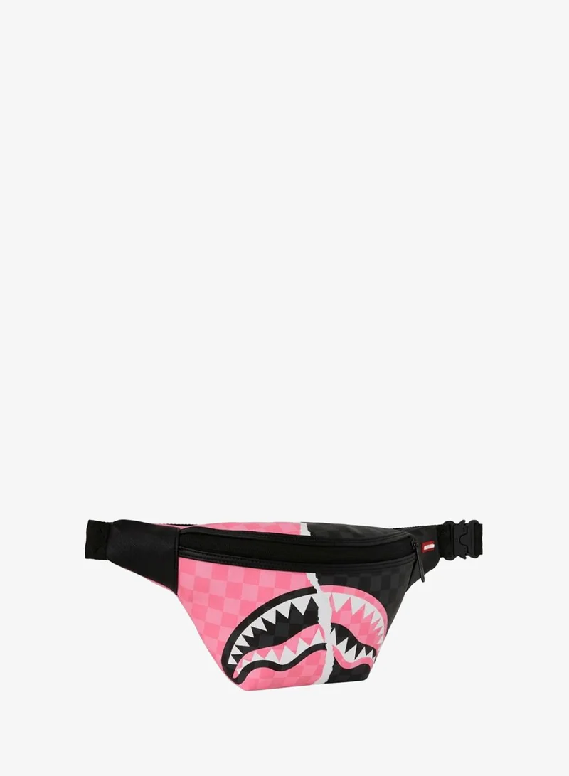 SPRAYGROUND SG PINK AND BLACK TEAR SIP SAVVY CROSSBODY