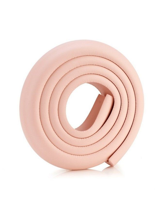 Kuhu Creations حماية زوايا الأثاث للأطفال من الماربل والزجاج - وسادة حماية بزاوية 2 متر (1 قطعة وردي) - Image 2