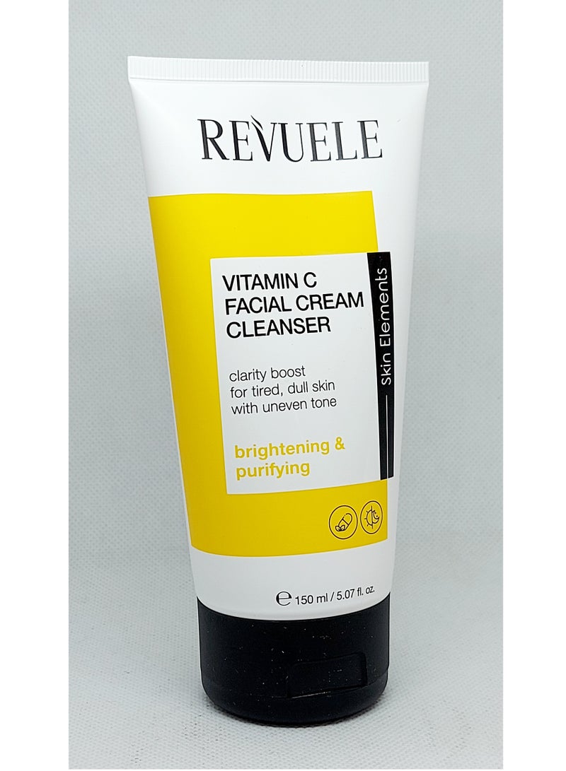 Revuele Vitamin C Facial Cream Cleanser 150ml - Image 2