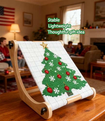 JZLiner Adjustable Embroidery Hoop Table Stand Holder Needlepoint Stretcher Bars Scroll Frame Cross Stitch Stand Lab Supplies - Image 5